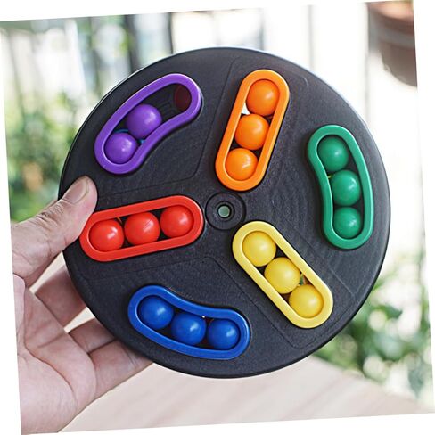 Bead Maze Toy 6.1 Inch Spinning Puzzle Balls Educational Balanceing Beads Toy for Kids Patience Training Stress Relief Desktop Activity Game in Kuwait