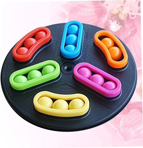 Bead Maze Toy 6.1 Inch Spinning Puzzle Balls Educational Balanceing Beads Toy for Kids Patience Training Stress Relief Desktop Activity Game in Kuwait