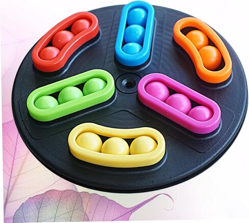 Bead Maze Toy 6.1 Inch Spinning Puzzle Balls Educational Balanceing Beads Toy for Kids Patience Training Stress Relief Desktop Activity Game in Kuwait