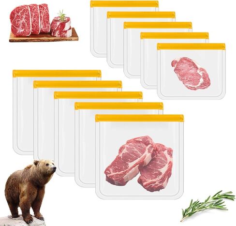10 عبوات من علب الدب لحقائب الظهر، أكياس دب مقاومة للرائحة قابلة لإعادة الاستخدام ومقاومة للماء للاستخدام مع علبة الدب لحقائب الظهر المناسبة للتخييم والمشي لمسافات طويلة وتنظيم المنزل والرياضات المائية in Saudi Arabia