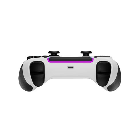 وحدة تحكم لاسلكية SFGSUP لأجهزة PS5/PC/MAC/iOS/Android/Steam Deck، مع عصا تحكم بتأثير القاعة ومشغل/8 إضاءة RGB/توربو/اهتزاز مزدوج/قابل للبرمجة/مقبس سماعة الرأس/مقبض مضاد للانزلاق/بطارية 1500 مللي أمبير في الساعة in Kuwait