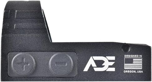 Ade Advanced Optics ARES Pro RD3-028 PRO Motion Awake Motion Awake Red Dot Sight + Weather Shield + لوحة تثبيت بصرية لـ Smith Wesson SW MP 380 Shield EZ Pistol + لوحة تركيب Picatinny القياسية in Kuwait