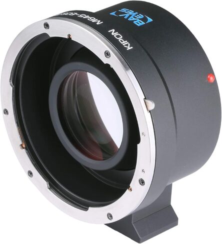 محول عدسة بصري مخفض بؤري 0.7X من KIPON متوافق مع عدسة تثبيت Mamiya 645 لكاميرا Canon EOS R RF بدون مرآة in Kuwait
