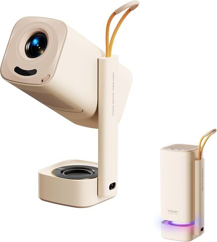 Yaber T1 Pro2 Mini Projector with WiFi and Bluetooth, Dolby Audio & Turbo Sonic Bass, Auto Focus & Keystone, Native 1080 FHD with HDR10, Portable Projector for Outdoor Indoor Use in Saudi Arabia