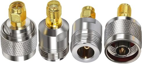 TUOLNK SMA Female to N Male Connector N-Type Male Plug to SMA Female Jack RF Coax Adapter for Wi-Fi Antenna Extension Cable 2pcs in Saudi Arabia