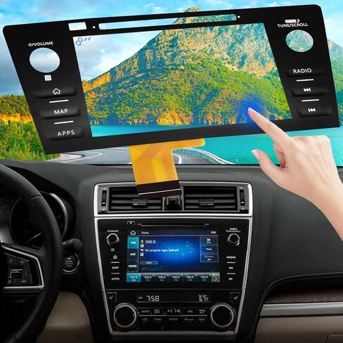 استبدال محول الأرقام بشاشة تعمل باللمس مقاس 8 بوصات لشاشة راديو Subaru Outback Legacy 2018 2019، شاشة لمس تناسب 86471-AL68A 86431-AL66A OEM مطورة فائقة الحساسية ومقاومة لدرجات الحرارة العالية-MAP in Kuwait