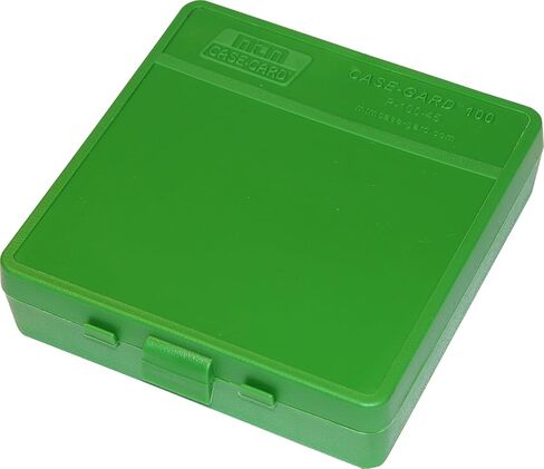 MTM 100 Round Flip-Top Ammo Box 40/45/10MM Cal (Clear Red) in Saudi Arabia