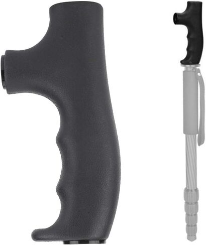 رأس عكاز، مقبض بلاستيكي مونوبود، مقبض مونوبود أسود مقاس 130 × 60 × 30 مم، محول مقبض ثابت، أقطاب الرحلات، مقبض الرأس، ملحقات معدات التصوير الفوتوغرافي للمشي لمسافات طويلة والتسلق in Kuwait