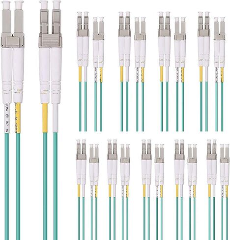 [حزمة من 10] جهاز إرسال واستقبال 10GBase-SR SFP+ و[حزمة من 10] سلك ألياف بصرية من OM3 LC إلى LC بطول 5 أمتار in Saudi Arabia