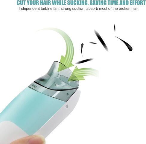 Baby Electric Hair Trimmer Strong Suction Ceramic Stainless Steel Cutter for Home Use Portable Hair Clipper Baby Hair Shaver in Saudi Arabia