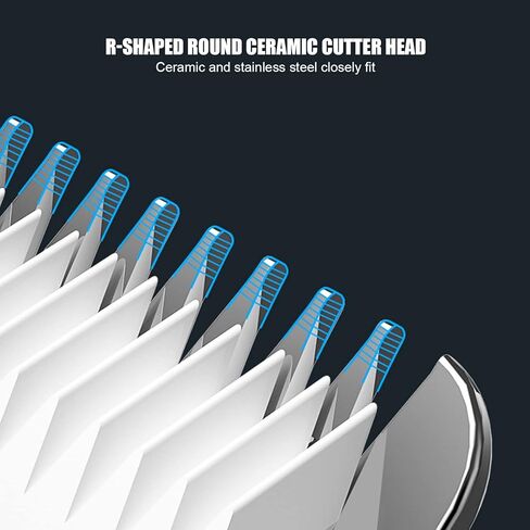 Baby Electric Hair Trimmer Strong Suction Ceramic Stainless Steel Cutter for Home Use Portable Hair Clipper Baby Hair Shaver in Saudi Arabia