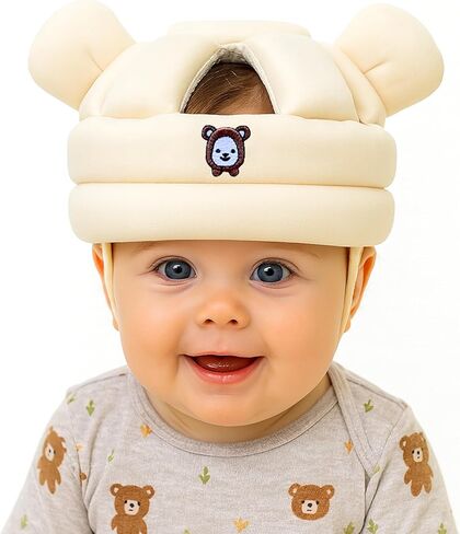 Baby Head Protector for Crawling Walking, Infant Helmet with Foam Bumpers, Adjustable Baby Helmet for Crawling Walking, Toddler Helmet - Head Protector for Baby Walking 12-36 Months. in Saudi Arabia
