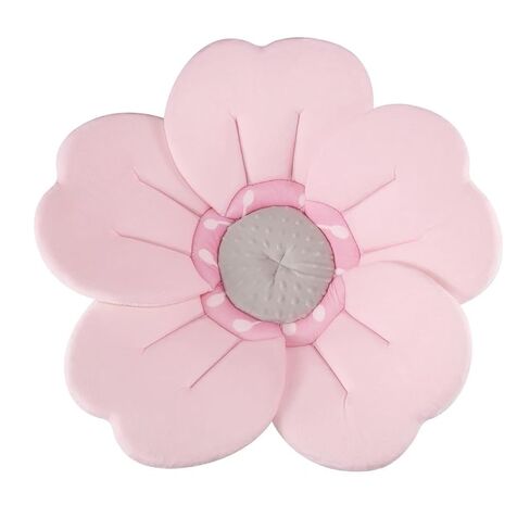 PandaEar Baby Bath Pad for Infant Newborn, Bathtub Sink Flower 5 Petals Mat, Petal Soft Supports Lounger Essentials Shower Gift (Pink) in Saudi Arabia