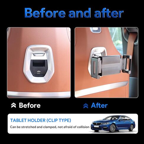 for BMW X5 X6 G05 G06 G60 G45 Tablet Holder Strong Magnetic Attraction/Gravity Clamp ipad Car Holder Back Seat Road Trip Essentials (Gravity Clamp) in Saudi Arabia