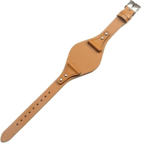 HuanJ First Layer Strap Compatible With Fossil ES4113 ES3625 ES3616 ES3838 ES4114 18mm Genuine Leather Watchband in Saudi Arabia