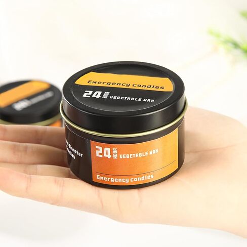Unscented Candles - 4-Piece Long Burning Windproof | Power Outages Long Burning Candles | for Storm Adventure Travel Backpacking Hunting Fishing in Saudi Arabia