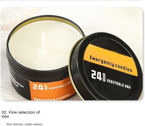 Unscented Candles - 4-Piece Long Burning Windproof | Power Outages Long Burning Candles | for Storm Adventure Travel Backpacking Hunting Fishing in Saudi Arabia