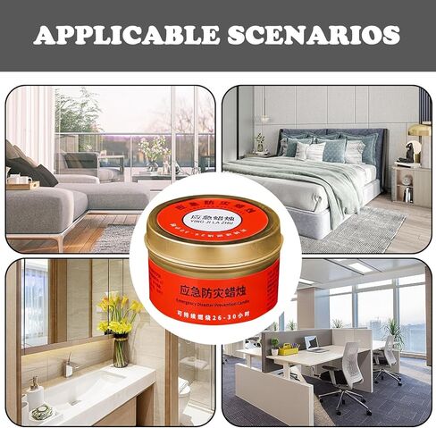 Long Lasting Candle - 30 Hours Windproof Home Candles,Long Burning Unscented Pillar Candles, Odorless Candle, Outage Lighting Lights, Odorless for Survival in Saudi Arabia