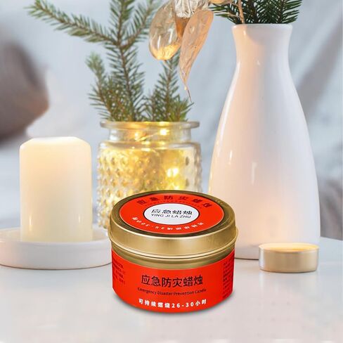 Long Lasting Candle - 30 Hours Windproof Home Candles,Long Burning Unscented Pillar Candles, Odorless Candle, Outage Lighting Lights, Odorless for Survival in Saudi Arabia