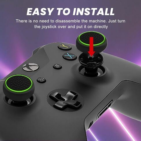 10 Pairs Silicone Analog Stick Covers Thumb Grips for PS5 Controller PS4 Joystick Caps in Saudi Arabia