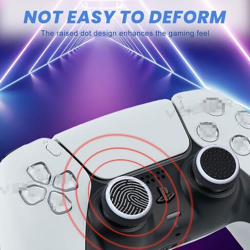 10 Pairs Silicone Analog Stick Covers Thumb Grips for PS5 Controller PS4 Joystick Caps in Saudi Arabia