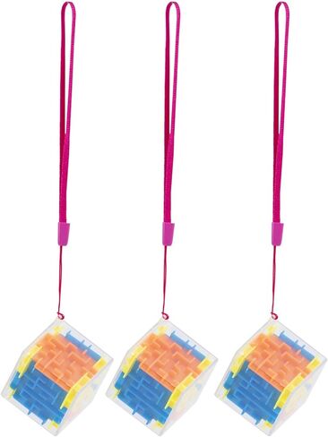 3PCS Walking Bead Space Training Maze Puzzle Logical Thinking Educational Toy for Parents Stress Reduce Pocket Walking Bead Maze in Kuwait