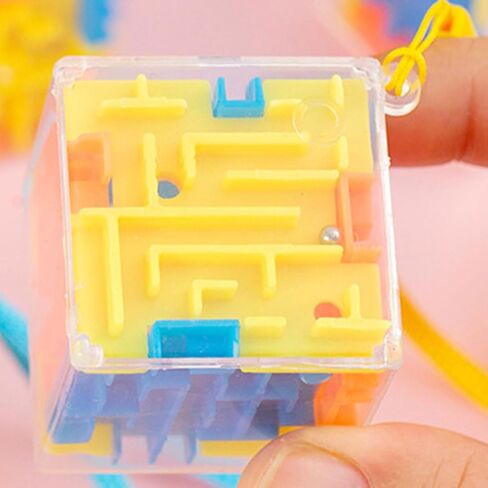 3PCS Walking Bead Space Training Maze Puzzle Logical Thinking Educational Toy for Parents Stress Reduce Pocket Walking Bead Maze in Kuwait
