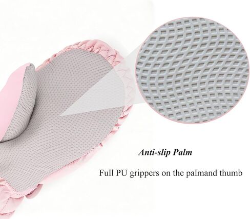 Baby Infant Todder Winter Waterproof Snow Mittens for 6-24Months, Kids Thick Lining Warm Gloves For Cold Weather in Kuwait