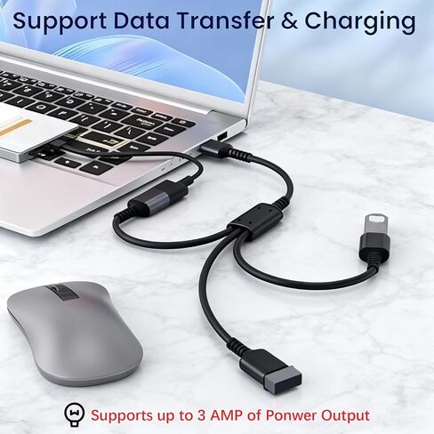 كابل شحن مقسم USB (1 قدم)، USBA ذكر إلى 3 أنثى USB 3 في 1 كابل مقسم USBA 2.0 محمول للشحن ونقل البيانات والكمبيوتر المحمول/الكمبيوتر الشخصي/السيارة/لوحة المفاتيح إلخ in Saudi Arabia