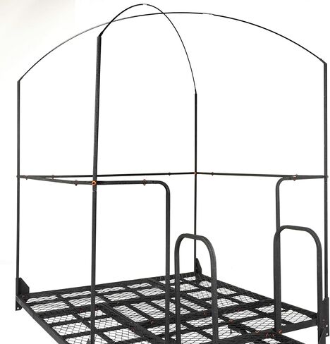 برج OL'MAN 7' Base Camp Deluxe Quad Pod Tower مع حامل أعمى، لشخصين مرتفع 5 × 5 لصيد الغزلان in Kuwait