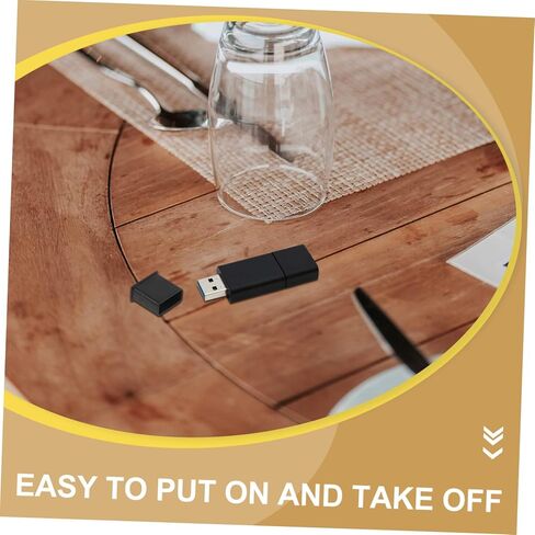 20pcs USB Cap Protector Dust for USB Drive Charging Ports Soft for Plugs Disks Easy to Use Multi-Functional Design in Saudi Arabia