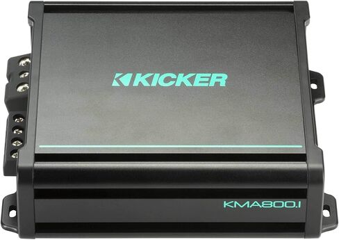 Kicker (2) 51MWF124 - MWF 12-Inch Premium Marine Subwoofer (Free-air) 4-ohm & 48KMA8001 Marine Amp Bundle (Includes LED Remote) in Saudi Arabia