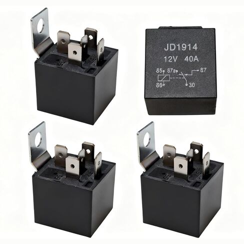 4 حزمة 5 صناديق التبديل الكهربائي لسيارات السيارات شاحنة البحرية القارب البحري 12V 30/40 أمبير in Kuwait