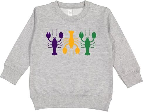 inktastic Mardi Gras Crawfish Trio Toddler Sweatshirt in Saudi Arabia