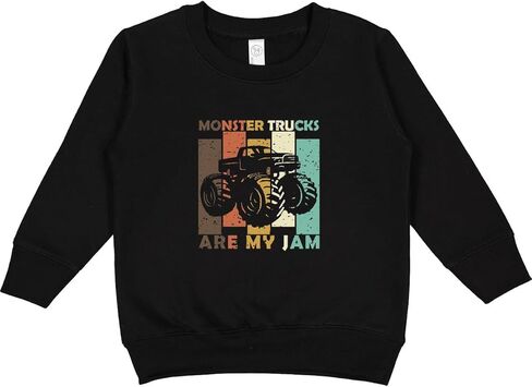 سترة Inktastic Monster Trucks Are My Jam للأطفال الصغار in Kuwait
