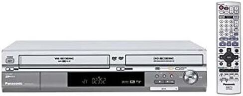 باناسونيك DMR-ES40V دبلجة DVD ومسجل VHS ومسجل VHS لتحويل DVD. مشغل VHS ستيريو هاي فاي. DVD-RAM/DVD-R/DVD-RW/DVD+R. كابل الصوت والصورة متضمن. in Kuwait