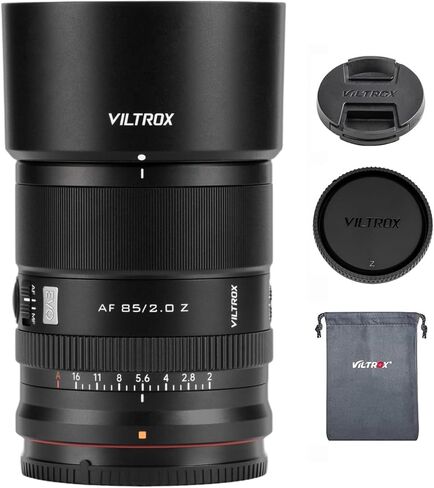 عدسة VILTROX 85 مم f/1.4 F1.4 Z STM بإطار كامل لكاميرات نيكون بدون مرآة، عدسة ذات فتحة كبيرة للتركيز التلقائي متوافقة مع Z-Mount Z9 Z50 Z7 ii Z6 ii Z7 Z6 Z6 II Z5 in Kuwait