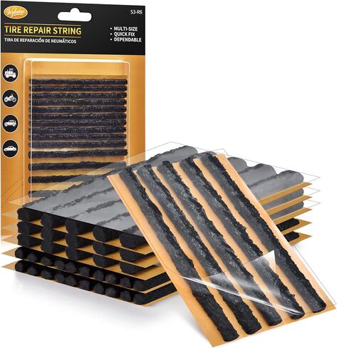 Tire Plugs, Standard Heavy Duty Tire Plug, Repair Tubeless Off-Road Tires for Car, RV, SUV, Truck, Motorcycle, Tractor, Mower, Wheelbarrow [Multi-Size: 0.136in 10Pcs & 0.236in 15Pcs] in Saudi Arabia