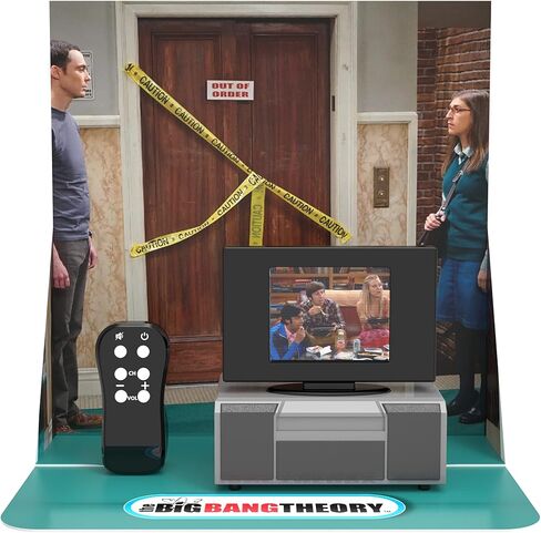 New Fall '21 - Tiny TV Classics - The BigBangTheory Edition - Newest Collectible from Basic Fun - Watch top Scenes on a Real-Working Tiny TV (with Working Remote)! in Saudi Arabia