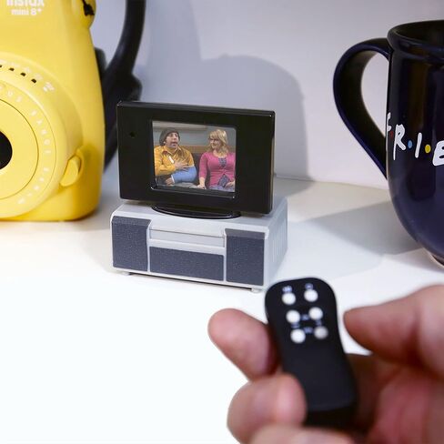 New Fall '21 - Tiny TV Classics - The BigBangTheory Edition - Newest Collectible from Basic Fun - Watch top Scenes on a Real-Working Tiny TV (with Working Remote)! in Saudi Arabia