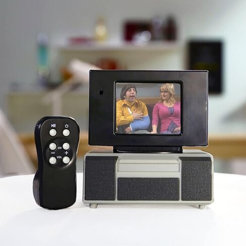New Fall '21 - Tiny TV Classics - The BigBangTheory Edition - Newest Collectible from Basic Fun - Watch top Scenes on a Real-Working Tiny TV (with Working Remote)! in Saudi Arabia