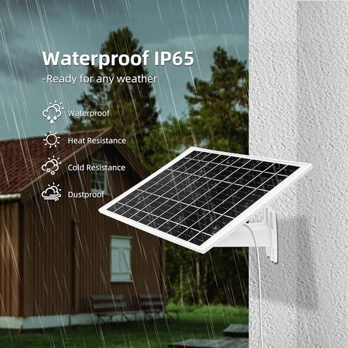 4 عبوات 5 فولت 7 وات USB من النوع C شاحن كاميرا للطاقة الشمسية لكاميرا Arlo Essential XL Cam الجيل الثاني، Essential 2K (الجيل الثاني)، Pro 6th Gen 2K 2025 إصدار لوحة شمسية لكاميرا الأمان مع كابل USB C بطول 9.3FT in Kuwait