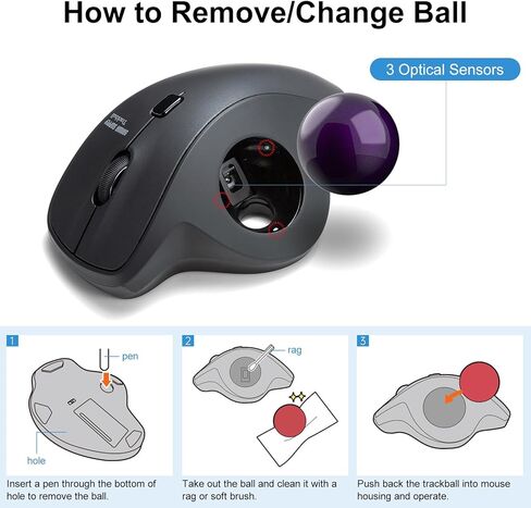 SANWA قطعتان من كرة التتبع البديلة مقاس 40 مم/1.57 بوصة لـ GMAWTB40، GMABTTB41، GMATB39، Kensington Orbit Fusion، وغيرها من فئران كرة التتبع المتوافقة، أخضر لامع + أرجواني in Saudi Arabia