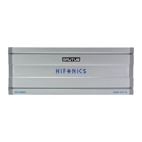 Hifonics Brutus BRL6000.1 Mono Block Amplifier Delivering 6000 watts RMS with a Built-in UV Meter and Intelligent Power Management System. in Saudi Arabia