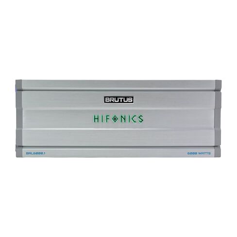 Hifonics Brutus BRL6000.1 Mono Block Amplifier Delivering 6000 watts RMS with a Built-in UV Meter and Intelligent Power Management System. in Saudi Arabia
