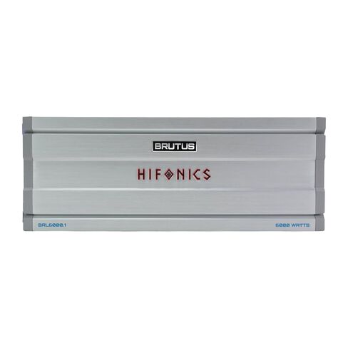 Hifonics Brutus BRL6000.1 Mono Block Amplifier Delivering 6000 watts RMS with a Built-in UV Meter and Intelligent Power Management System. in Saudi Arabia