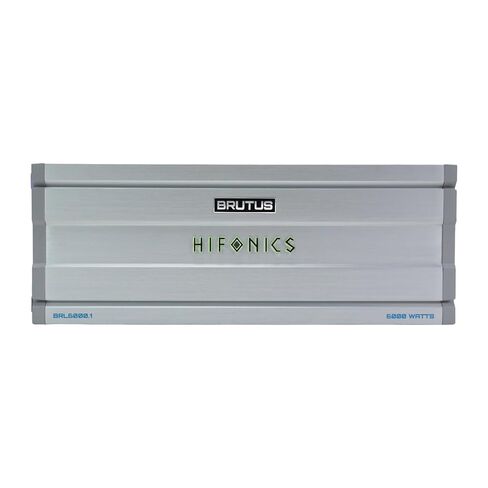 Hifonics Brutus BRL6000.1 Mono Block Amplifier Delivering 6000 watts RMS with a Built-in UV Meter and Intelligent Power Management System. in Saudi Arabia