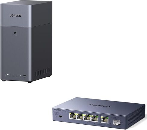 UGREEN NASync DH2300 2-Bay Desktop NAS Bundle with 2.5gb Switch in Saudi Arabia