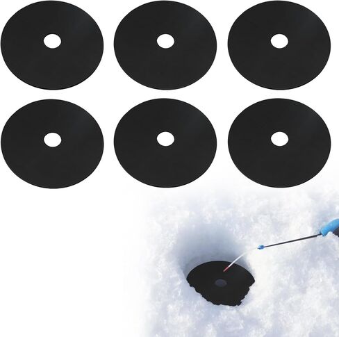 أغطية فتحات صيد الأسماك على الجليد مقاس 30.48 سم، تمنع فتحة صيد الأسماك من التجمد (عبوة من 6 قطع خفيفة الوزن) in Kuwait