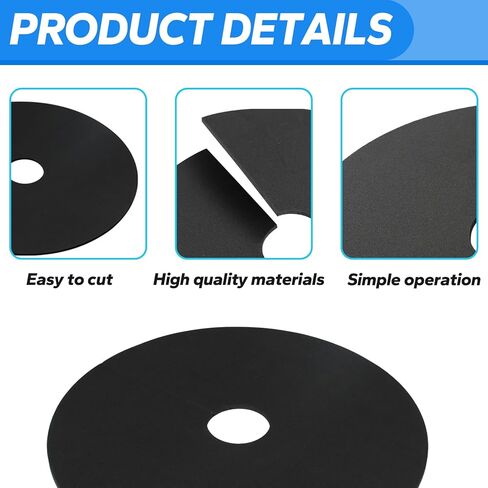 أغطية فتحات صيد الأسماك على الجليد مقاس 30.48 سم، تمنع فتحة صيد الأسماك من التجمد (عبوة من 6 قطع خفيفة الوزن) in Kuwait
